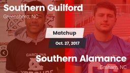 Matchup: Southern Guilford vs. Southern Alamance  2017