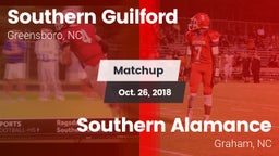 Matchup: Southern Guilford vs. Southern Alamance  2018
