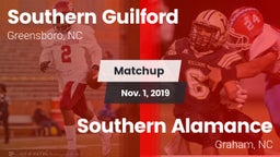 Matchup: Southern Guilford vs. Southern Alamance  2019