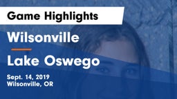 Wilsonville  vs Lake Oswego  Game Highlights - Sept. 14, 2019