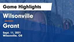 Wilsonville  vs Grant  Game Highlights - Sept. 11, 2021