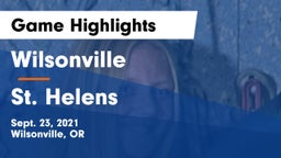 Wilsonville  vs St. Helens  Game Highlights - Sept. 23, 2021