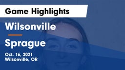 Wilsonville  vs Sprague  Game Highlights - Oct. 16, 2021