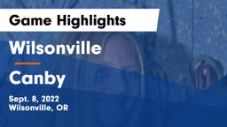 Wilsonville  vs Canby  Game Highlights - Sept. 8, 2022