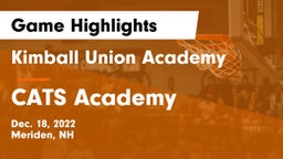 Kimball Union Academy vs CATS Academy Game Highlights - Dec. 18, 2022