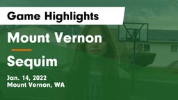 Mount Vernon  vs Sequim  Game Highlights - Jan. 14, 2022
