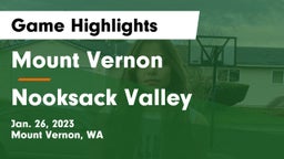 Mount Vernon  vs Nooksack Valley  Game Highlights - Jan. 26, 2023