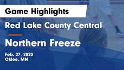 Red Lake County Central vs Northern Freeze Game Highlights - Feb. 27, 2020