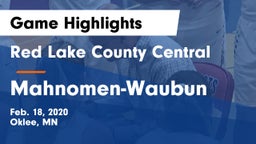 Red Lake County Central vs Mahnomen-Waubun Game Highlights - Feb. 18, 2020