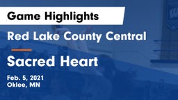 Red Lake County Central vs Sacred Heart  Game Highlights - Feb. 5, 2021