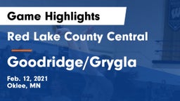Red Lake County Central vs Goodridge/Grygla  Game Highlights - Feb. 12, 2021