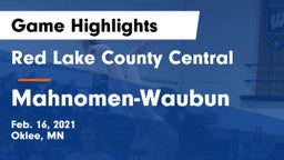 Red Lake County Central vs Mahnomen-Waubun  Game Highlights - Feb. 16, 2021