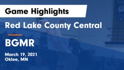 Red Lake County Central vs BGMR Game Highlights - March 19, 2021