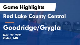 Red Lake County Central vs Goodridge/Grygla  Game Highlights - Nov. 29, 2021