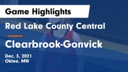Red Lake County Central vs Clearbrook-Gonvick  Game Highlights - Dec. 3, 2021