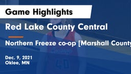 Red Lake County Central vs Northern Freeze co-op [Marshall County Central/Tri-County]  Game Highlights - Dec. 9, 2021