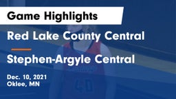 Red Lake County Central vs Stephen-Argyle Central  Game Highlights - Dec. 10, 2021