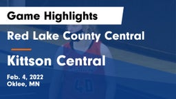 Red Lake County Central vs Kittson Central  Game Highlights - Feb. 4, 2022