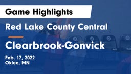 Red Lake County Central vs Clearbrook-Gonvick  Game Highlights - Feb. 17, 2022