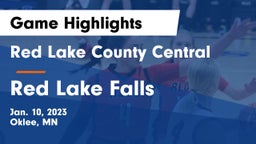 Red Lake County Central vs Red Lake Falls Game Highlights - Jan. 10, 2023