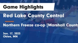 Red Lake County Central vs Northern Freeze co-op [Marshall County Central/Tri-County]  Game Highlights - Jan. 17, 2023