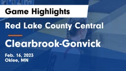 Red Lake County Central vs Clearbrook-Gonvick  Game Highlights - Feb. 16, 2023