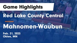 Red Lake County Central vs Mahnomen-Waubun  Game Highlights - Feb. 21, 2023