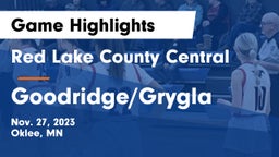 Red Lake County Central vs Goodridge/Grygla  Game Highlights - Nov. 27, 2023