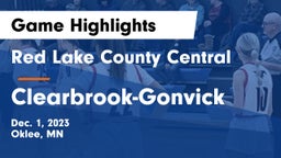 Red Lake County Central vs Clearbrook-Gonvick  Game Highlights - Dec. 1, 2023