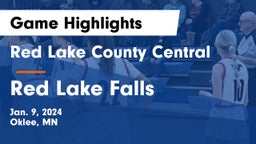 Red Lake County Central vs Red Lake Falls Game Highlights - Jan. 9, 2024