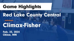 Red Lake County Central vs ******-Fisher  Game Highlights - Feb. 23, 2024