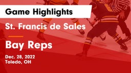 St. Francis de Sales  vs Bay Reps Game Highlights - Dec. 28, 2022