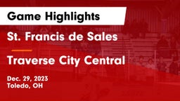 St. Francis de Sales  vs Traverse City Central  Game Highlights - Dec. 29, 2023