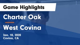 Charter Oak  vs West Covina  Game Highlights - Jan. 10, 2020
