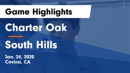 Charter Oak  vs South Hills  Game Highlights - Jan. 24, 2020