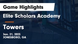 Elite Scholars Academy  vs Towers Game Highlights - Jan. 21, 2023