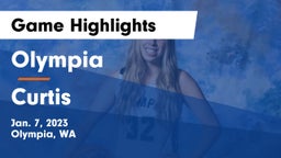 Olympia  vs Curtis  Game Highlights - Jan. 7, 2023