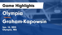 Olympia  vs Graham-Kapowsin  Game Highlights - Jan. 14, 2023