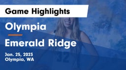 Olympia  vs Emerald Ridge  Game Highlights - Jan. 25, 2023