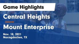 Central Heights  vs Mount Enterprise  Game Highlights - Nov. 18, 2021