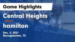 Central Heights  vs hamilton Game Highlights - Dec. 4, 2021