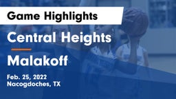 Central Heights  vs Malakoff  Game Highlights - Feb. 25, 2022
