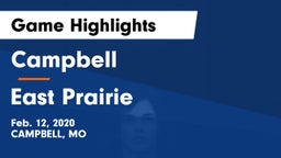 Campbell  vs East Prairie  Game Highlights - Feb. 12, 2020