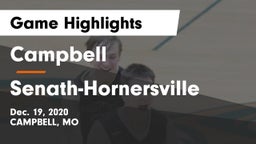 Campbell  vs Senath-Hornersville  Game Highlights - Dec. 19, 2020
