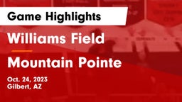 Williams Field  vs Mountain Pointe  Game Highlights - Oct. 24, 2023
