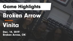 Broken Arrow  vs Vinita  Game Highlights - Dec. 14, 2019