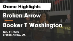 Broken Arrow  vs Booker T Washington  Game Highlights - Jan. 31, 2020