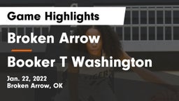 Broken Arrow  vs Booker T Washington  Game Highlights - Jan. 22, 2022