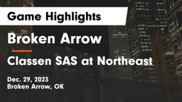 Broken Arrow  vs Classen SAS at Northeast Game Highlights - Dec. 29, 2023