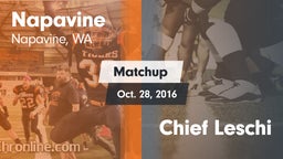 Matchup: Napavine  vs. Chief Leschi 2016